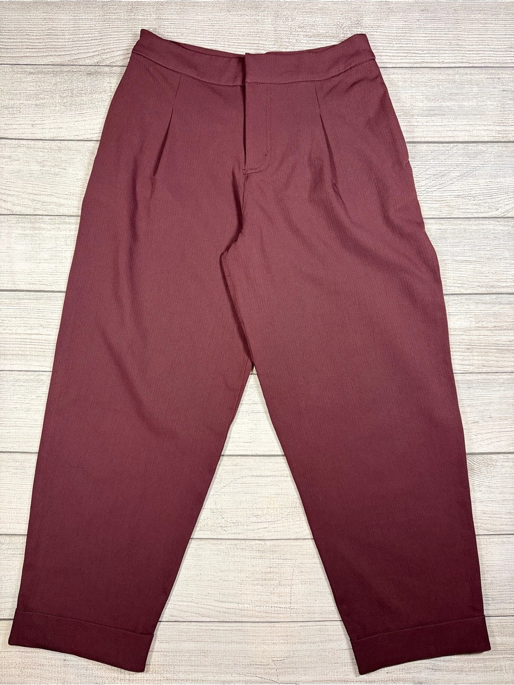 lululemon athletica Wide Leg Pants in Burgundy